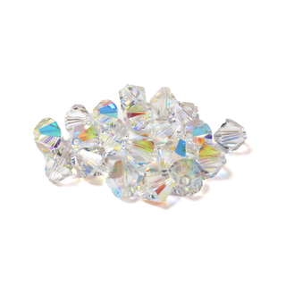 Swarovski Crystal, Bicone, 8MM - Crystal AB; 20pcs