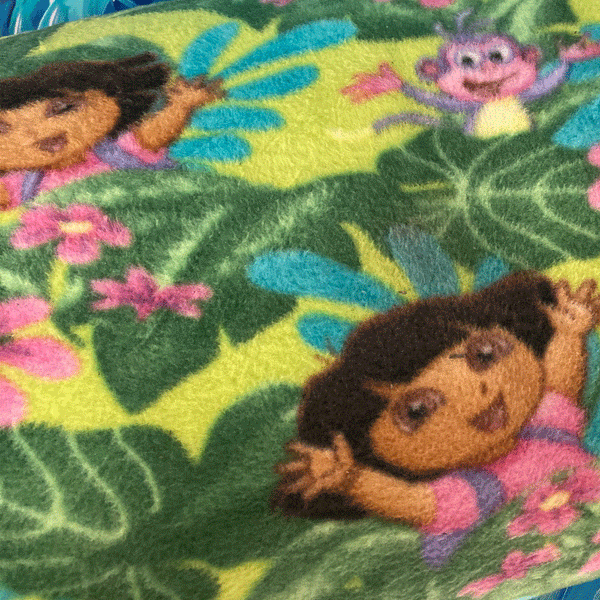 Dora the Explorer Fleece Fabric- 100% Polyester Fabric, 45" Wide