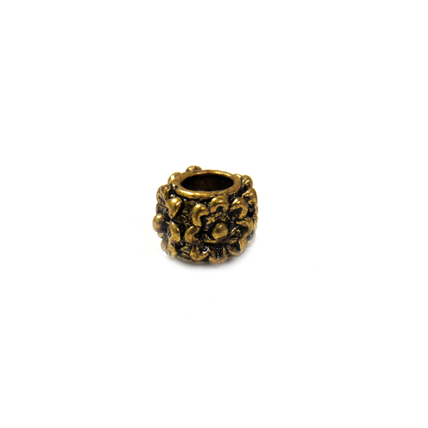 Separador en Forma de Flor Dorado, 8 x 6 mm – 10 piezas