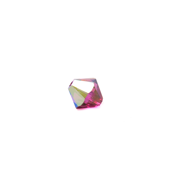 Swarovski Crystal, Bicone, 8MM - Fuschia AB; 20pcs