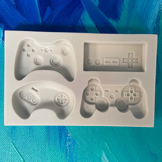 Video Game Controller Silicone Mold for Resin - Approx. 4" x 2.5"
