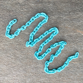 Light Blue Acrylic Chain; 1 piece