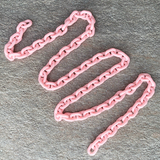 Light Pink Acrylic Chain; 1 piece