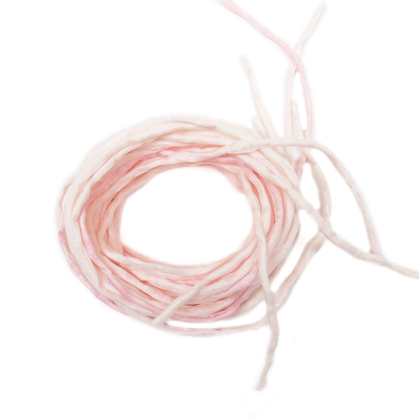 Silk Cord, Light Pink, 39" Long; 1 piece