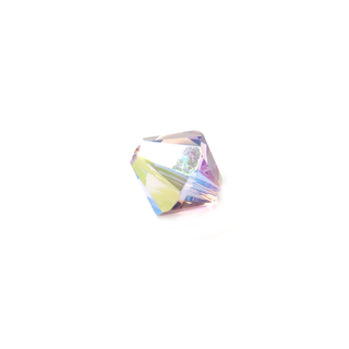 Swarovski Crystal, Bicone, 8MM - Light Amethyst AB; 20pcs