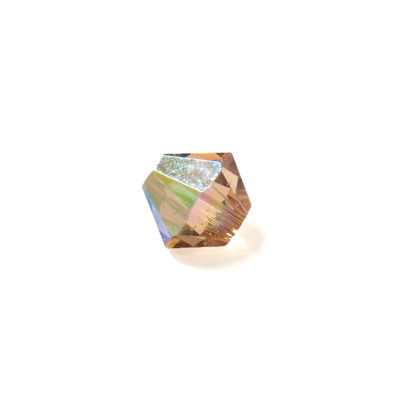 Swarovski Crystal, Bicone, 5MM - Light Colorado Topaz AB; 20pcs