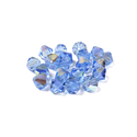 Swarovski Crystal, Bicone, 8MM - Light Sapphire AB; 20pcs