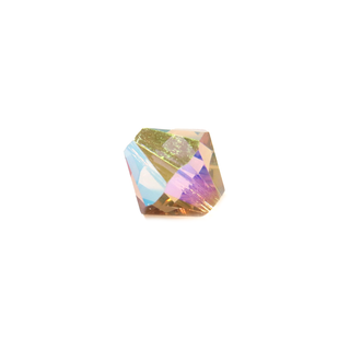 Swarovski Crystal, Bicone, 8MM - Light Smoked Topaz AB; 20pcs