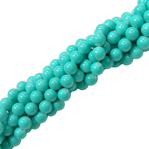Glass Pearl- Green/Turquoise