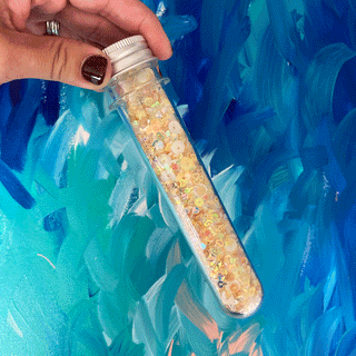 Yellow Tones AB Mix-In Glitter; 1 piece