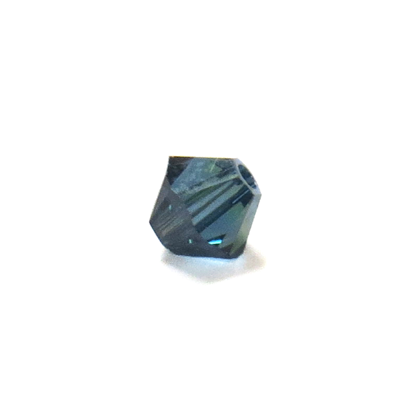 Swarovski Crystal, Bicone, 4mm - Montana AB; 20 pcs
