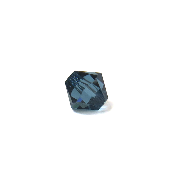 Swarovski Crystal, Bicone, 6mm - Montana; 20 pcs