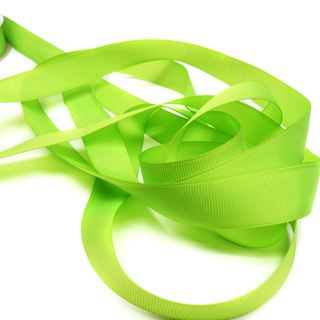 Neon Green - Grosgrain Ribbon, 3/4" - 1 Yard