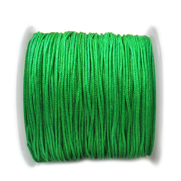 Nylon Cord, 1mm-Emerald; 60 yards