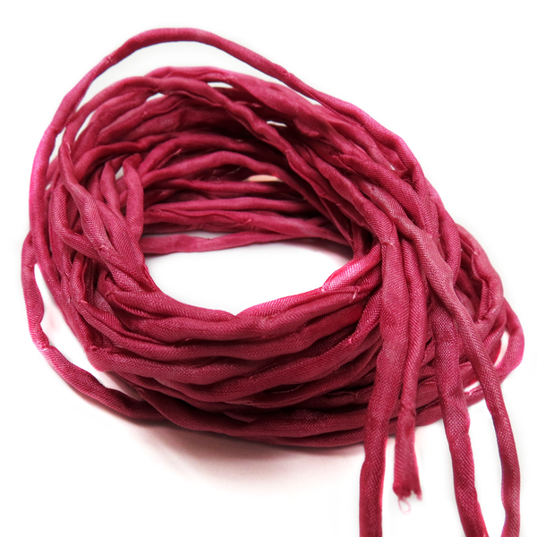Silk Cord, Old Pink, 39" Long; 1 piece