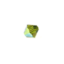 Swarovski Crystal, Bicone, 8MM - Olive AB; 20pcs