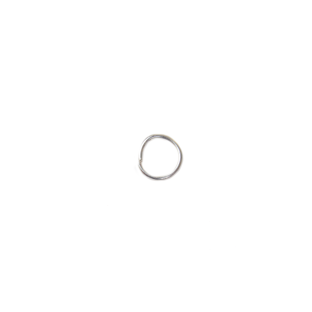 thumbnail image 2 of 10 Sterling Silver Open Jump Rings – 5mm, 18ga (1.0mm) – Jewelry Findings #97298 2 of 3