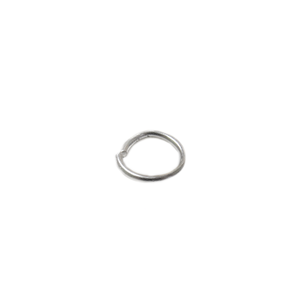 Jump Ring Open, Sterling Silver, 8mm; 1 piece