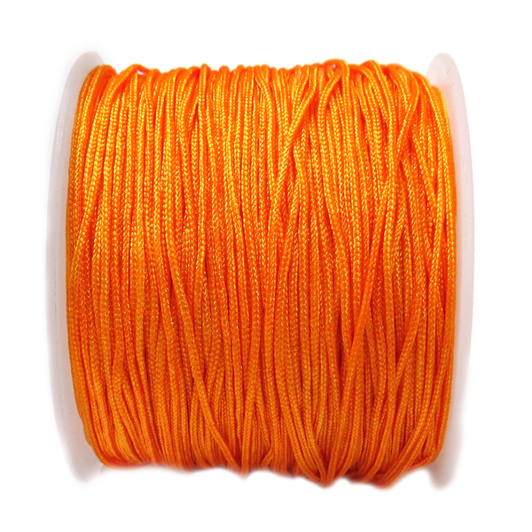 Nylon Cord, 1mm-Orange; 60yards