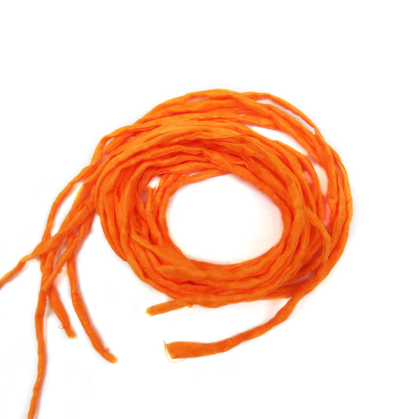 Silk Cord, Orange, 39" Long; 1 piece