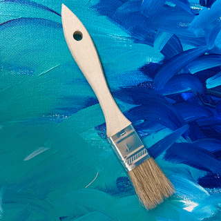 Paintbrush; 1"; 100% Pure Bristle