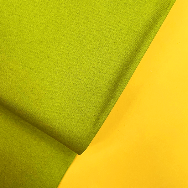 Peapod Green / KONA cotton- 100% Cotton Print Fabric, 44/45" Wide