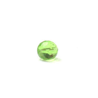 Peridot, Round Faceted Fire Polished; 12mm - 20 pcs