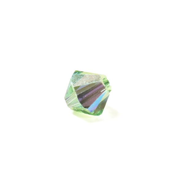 Swarovski Crystal, Bicone, 5mm - Peridot AB; 20 pcs