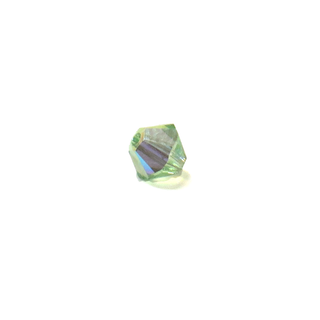 Swarovski Crystal, Bicone, 4mm - Peridot  AB ; 20 pcs