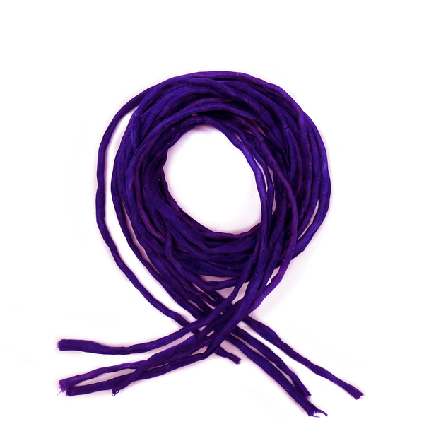 Silk Cord, Purple, 39" Long; 1 piece