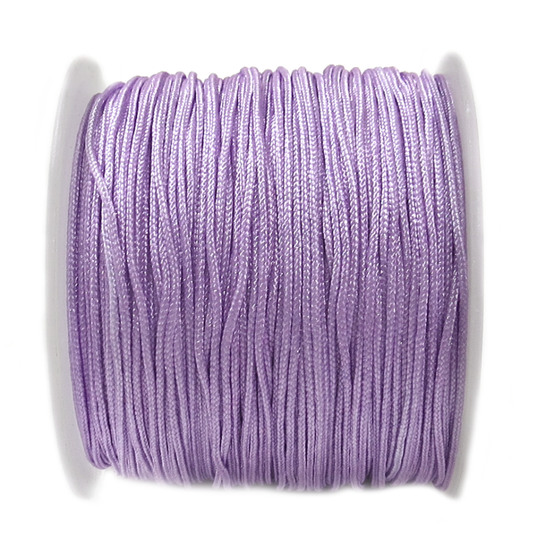 Nylon Cord, 1mm- Purple Light; 60yards