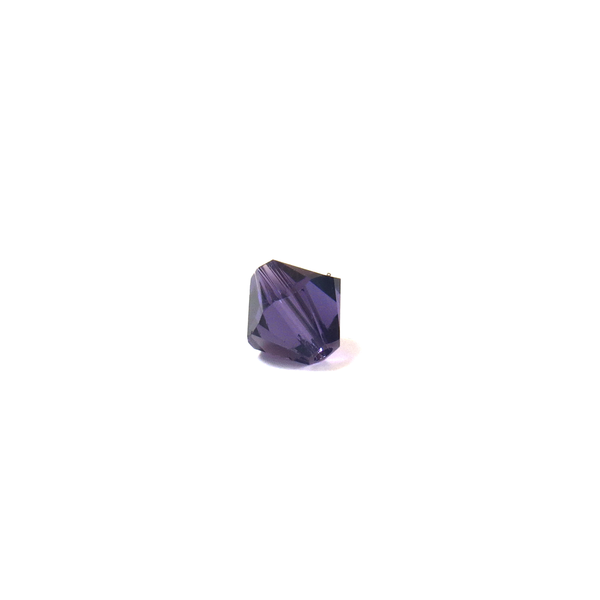 Swarovski Crystal, Bicone, 6mm - Purple Velvet; 20 pcs