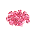 Swarovski Crystal, Bicone, 8mm - Rose; 20 pcs