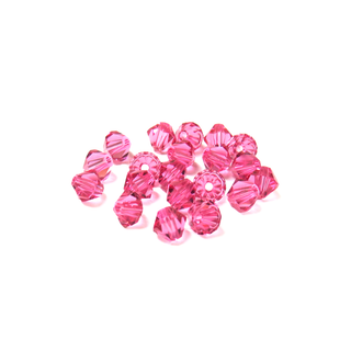 Swarovski Crystal, Bicone, 5MM - Rose; 20pcs