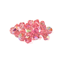 Swarovski Crystal, Bicone, 8MM - Light Rose AB; 20pcs