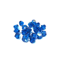 Swarovski Crystal, Bicone, 5mm - Capri Blue AB; 20 pcs