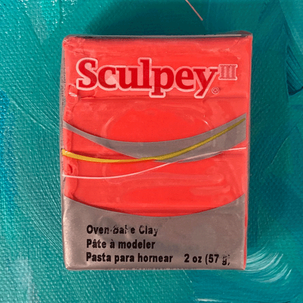 Arcilla Polimérica Sculpey III, Amapola, 1 pieza