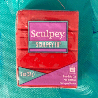 Arcilla Polimérica Sculpey III, "Red Hot Red", 1 pieza