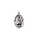 Nuestra Señora de la Concepción Aparecida Italian Charm, Antique Silver, 25x16mm - 1 piece
