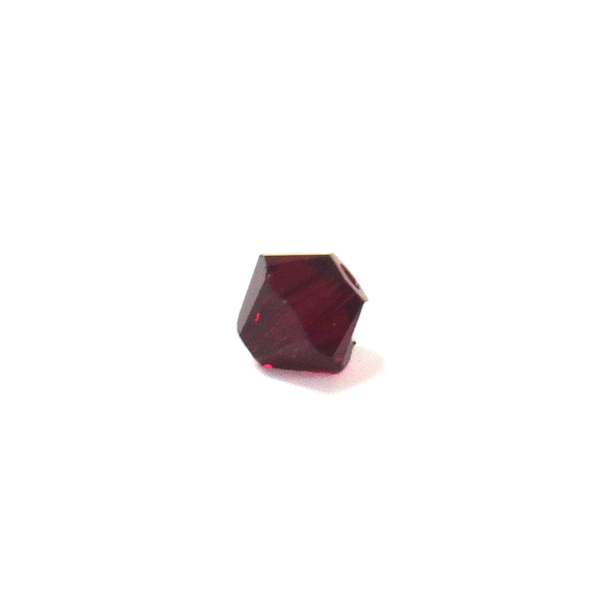 Swarovski Crystal, Bicone, 4mm - Siam; 20 pcs