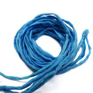 Silk Cord, Sky Blue, 39" Long; 1 piece