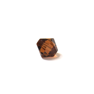 Swarovski Crystal, Bicone, 8mm - Smoked Topaz; 20 pcs