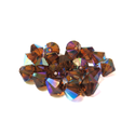 Swarovski Crystal, Bicone, 8MM - Smoked Topaz AB; 20pcs