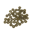 Spacer Beads, Antique Bronze, 9mm; 50 pieces