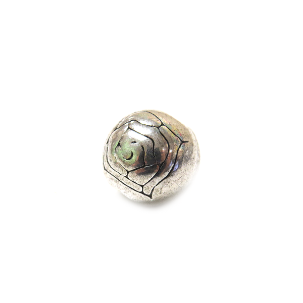Round Spacer, Silver, 10mm - 12 pieces