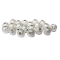 Stardust Spacer Beads, Silver-10mm; 20pcs