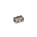 Pablo Tibetan Style Spacer,  Sterling Silver, 13x9mm; 1 piece