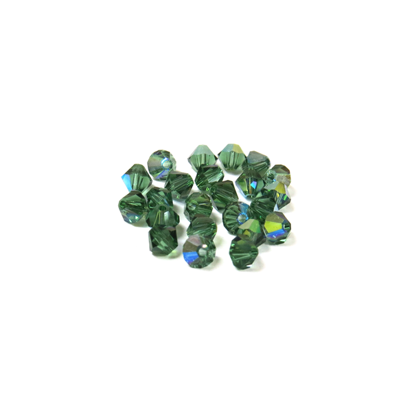 Swarovski Crystal, Bicone, 4MM - Turmaline AB; 20pcs