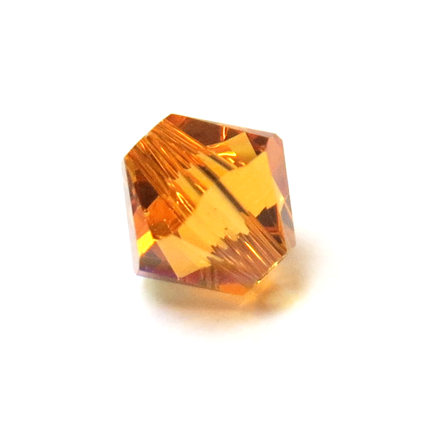 Swarovski Crystal, Bicone, 5mm, Topaz AB, 20 pcs