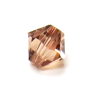 Swarovski Crystal, Bicone, 6mm - Light Smoked Topaz; 20 pcs